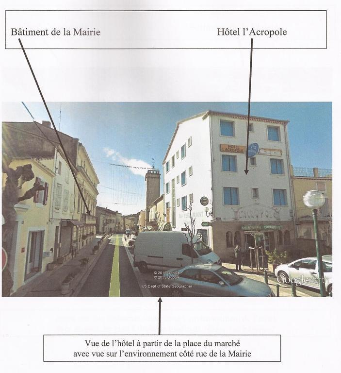 Hotel L'Acropole Nissan-lez-Enserune Eksteriør bilde
